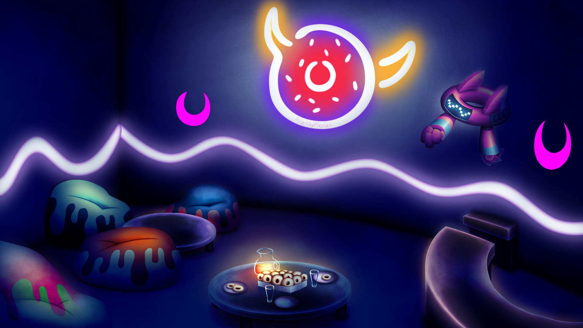 Lumi Lounge - Commission work for Glazegummymauz